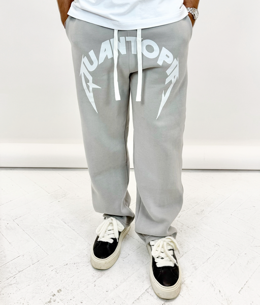 ARC BADGE SWEATPANTS - GREY