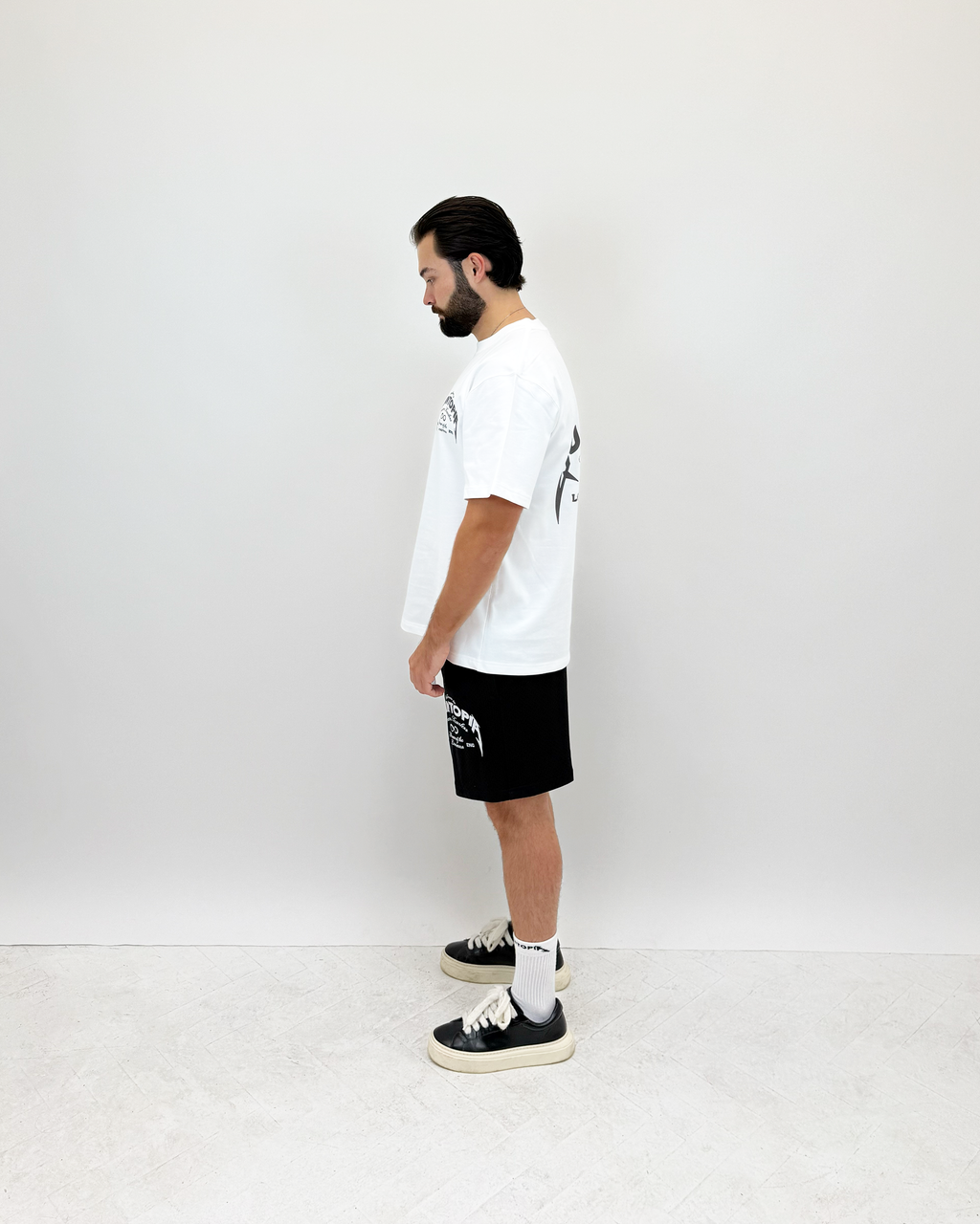 FOREVER FEARLESS MESH SHORT - BLACK