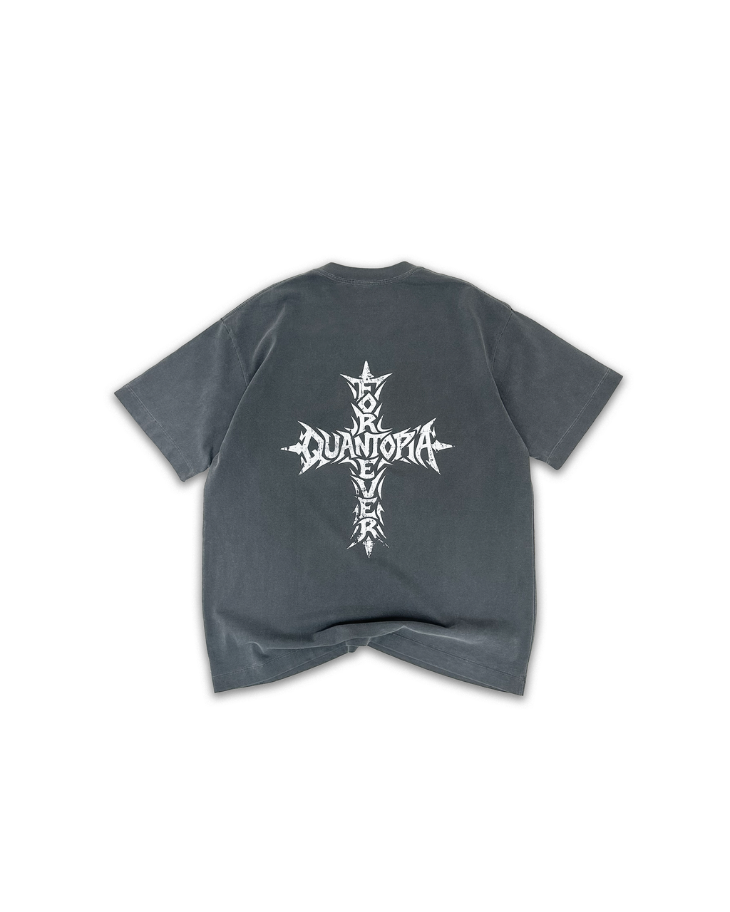 FOREVER CROSS T-SHIRT - GREY WASH