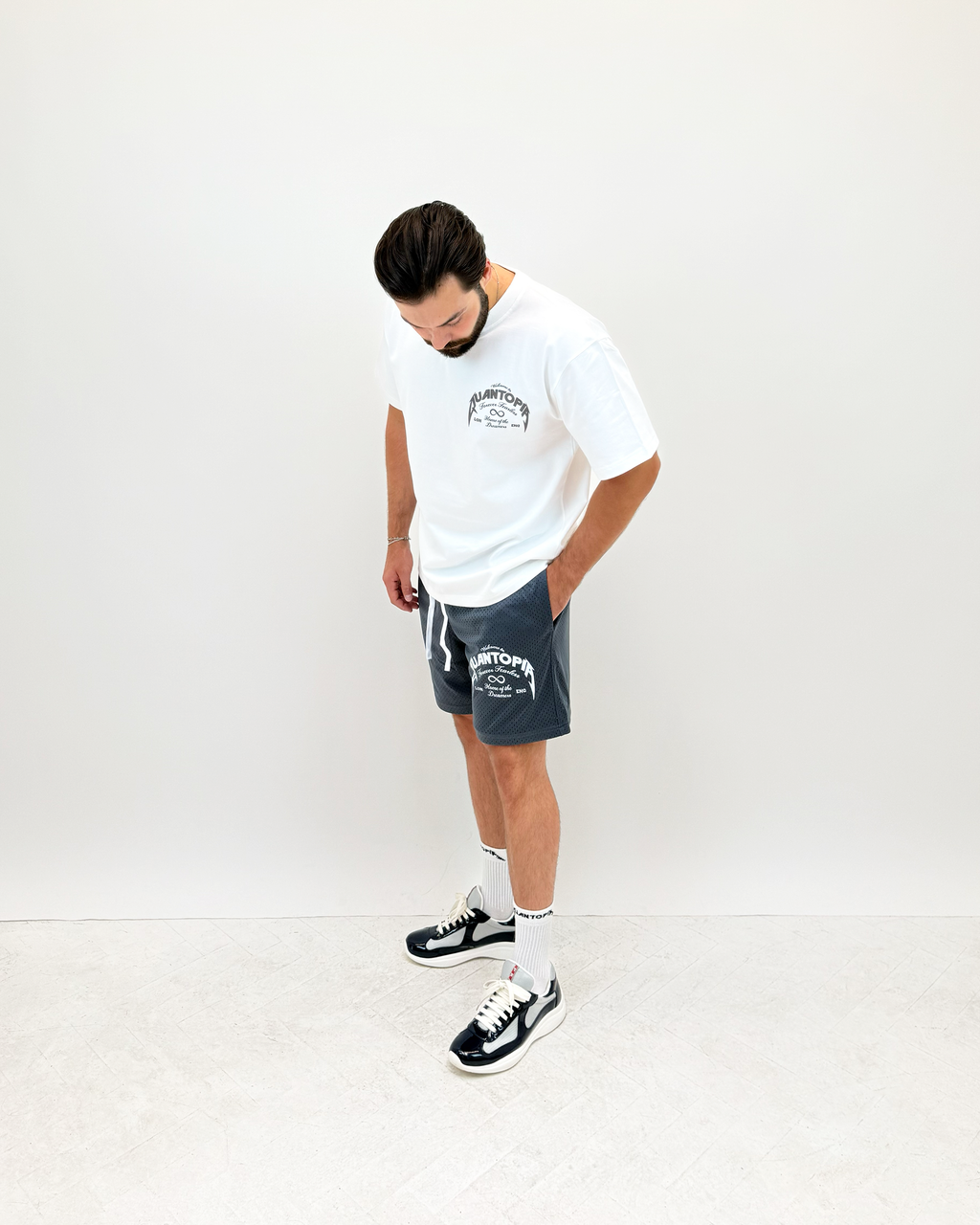 FOREVER FEARLESS MESH SHORT - GREY