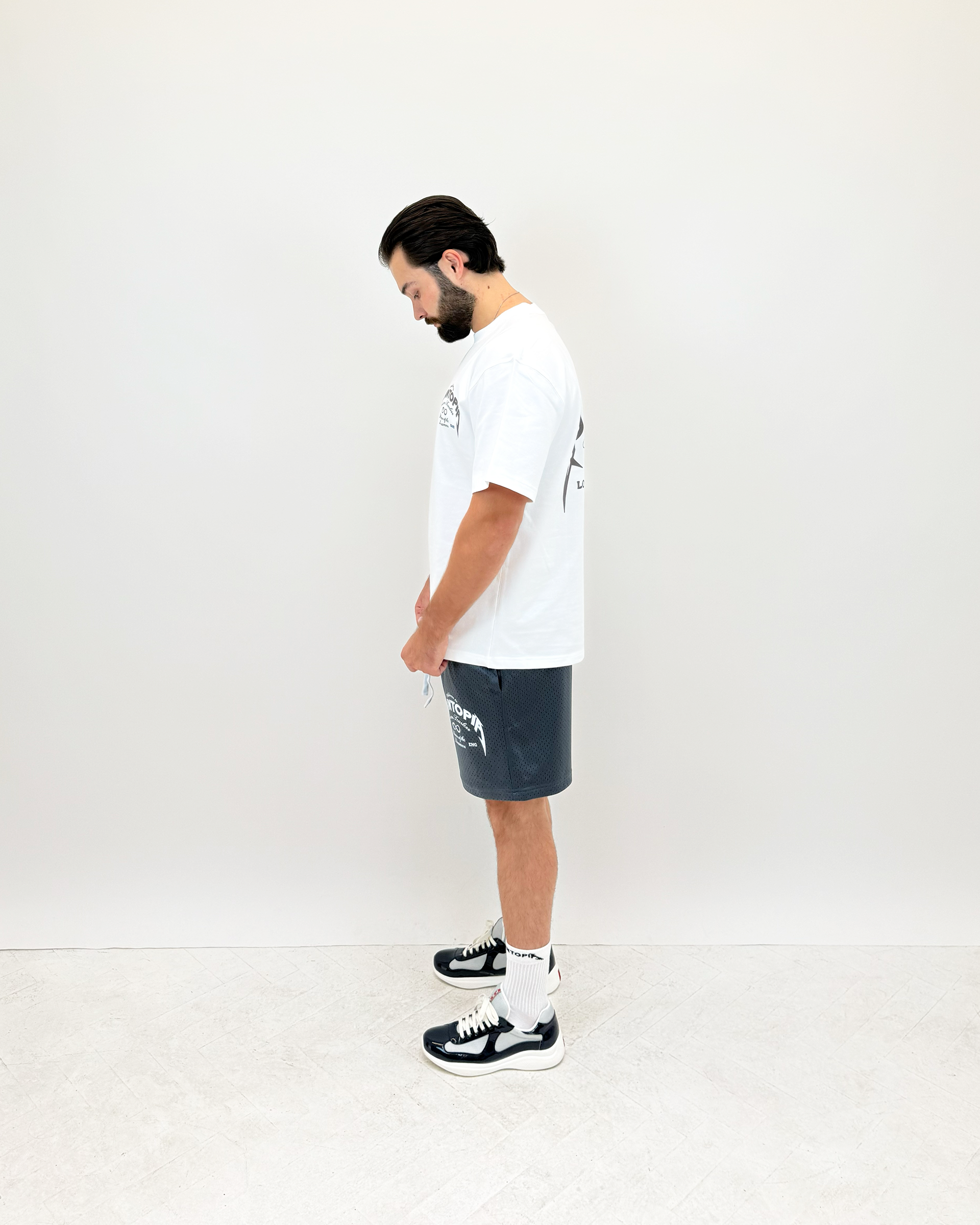 FOREVER FEARLESS MESH SHORT - GREY