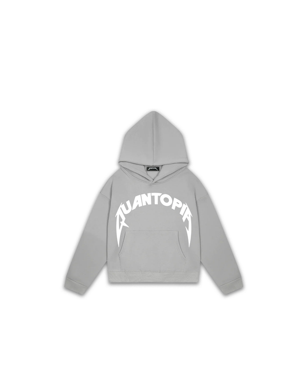 ARC BADGE HOODIE - GREY