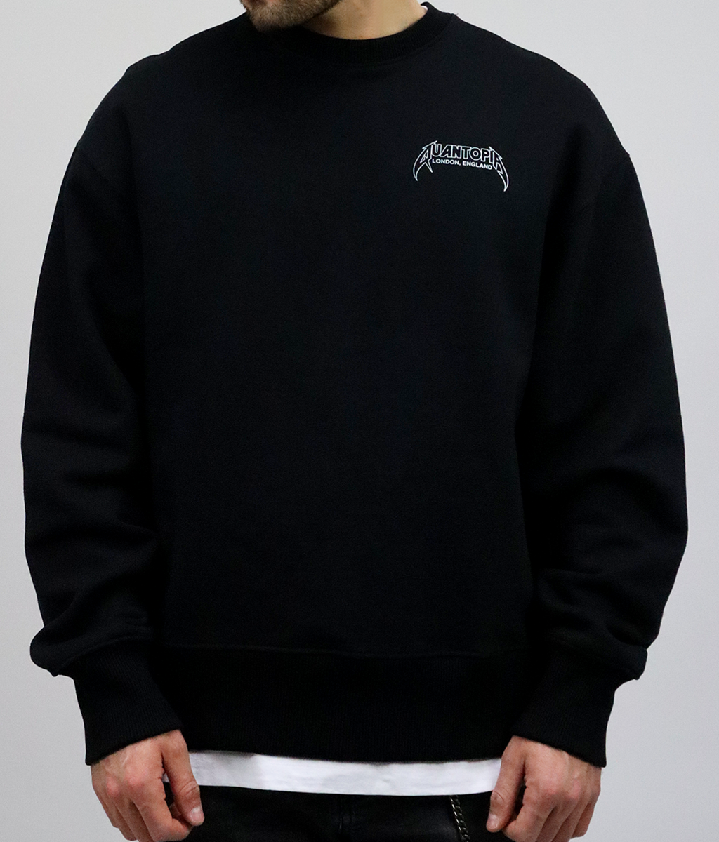 BADGE SWEATSHIRT - BLACK