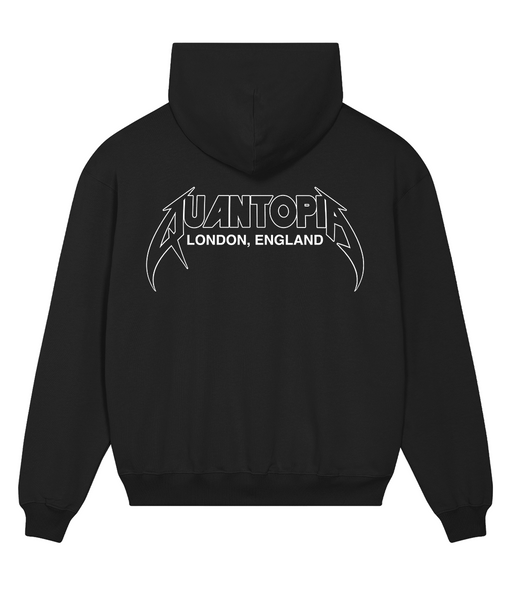 BADGE HOODIE - BLACK