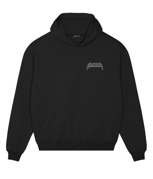 BADGE HOODIE - BLACK