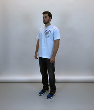 Load image into Gallery viewer, PERFORMANCE TEAM T-SHIRT - WHITE/ BLUE
