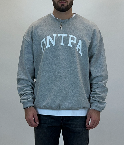 VARSITY SWEATSHIRT - HEATHER GREY